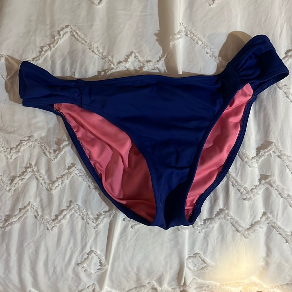 Victoria secret blue bikini bottoms
